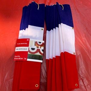 4th July patriotic set 3 American flag bunting